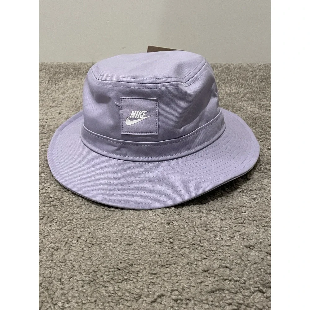 Nike Kids' Apex Futura Bucket Hat‎ Hydrangeas Purple & White One Size Sun Hat